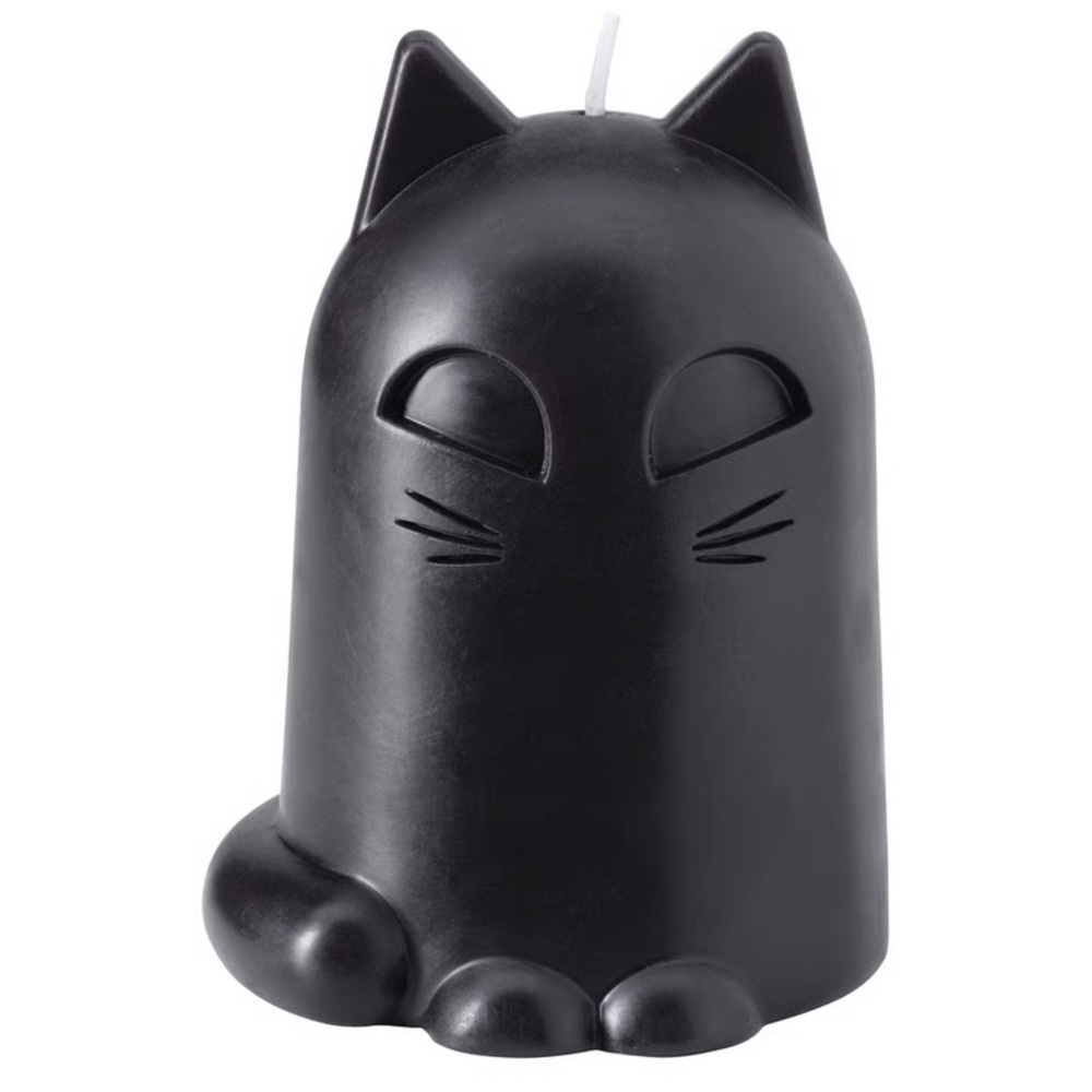 Retired NIB Black Cat-Shaped Candle